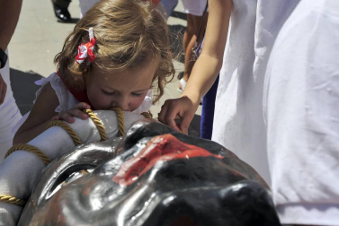 Imágenes de este acto en el último día de fiestas.