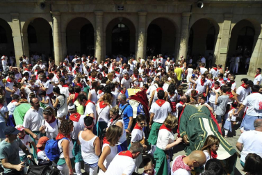 Imágenes de este acto en el último día de fiestas.