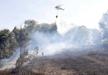 Imágenes del fuego.