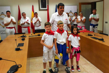 Imágenes del cohete de Marcilla 2017.