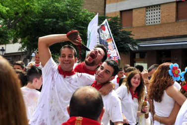 Imágenes del cohete de Marcilla 2017.