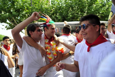 Imágenes del cohete de Marcilla 2017.
