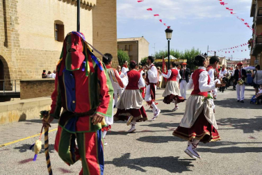 Imágenes de la procesión en honor a San Bartolomé en Marcilla.