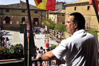 Imágenes del cohete de fiestas de Pitillas