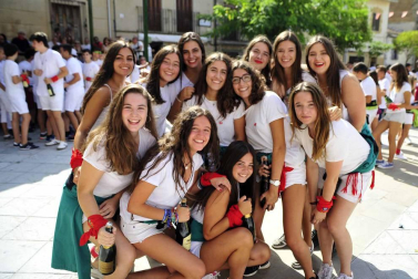 Imágenes del cohete de fiestas de Pitillas