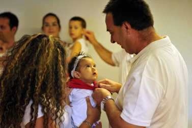 Imágenes del cohete de fiestas de Pitillas