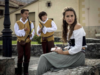 Imágenes de la fiesta medieval en Tiebas.