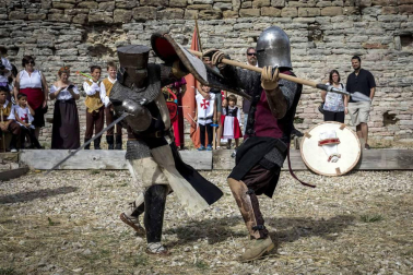 Imágenes de la fiesta medieval en Tiebas.