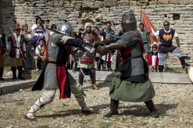 Imágenes de la fiesta medieval en Tiebas.