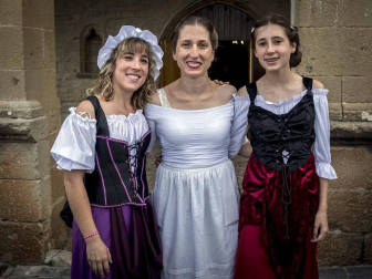 Imágenes de la fiesta medieval en Tiebas.