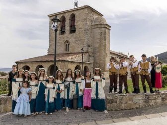 Imágenes de la fiesta medieval en Tiebas.