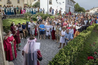 Imágenes de la fiesta medieval en Tiebas.