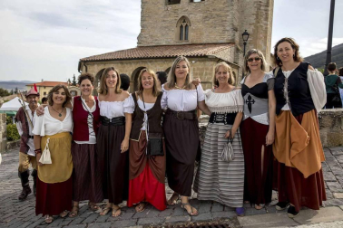 Imágenes de la fiesta medieval en Tiebas.