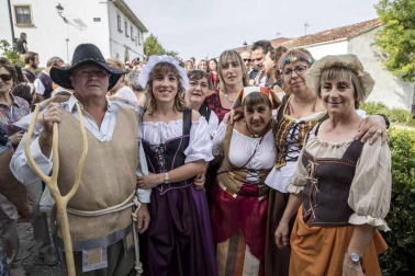 Imágenes de la fiesta medieval en Tiebas.