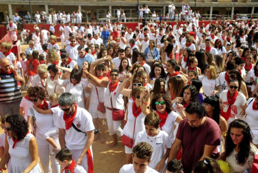 Imágenes del cohete de Caparroso.