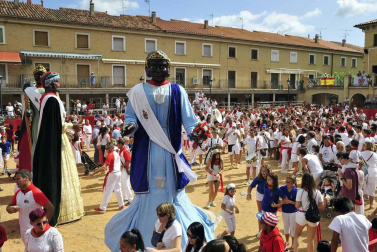 Imágenes del cohete de Caparroso.