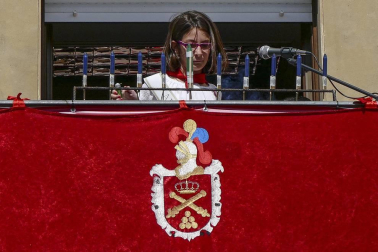 Inicio infantil de fiestas con el cohete de Ayegui