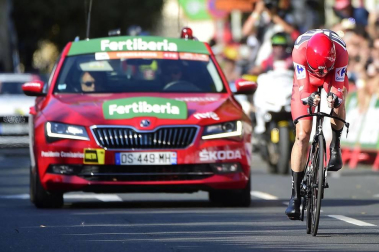 Imágenes de la Vuelta a España: etapa entre Los Arcos y Logroño