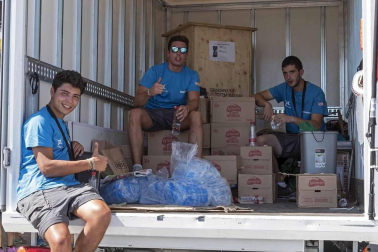 Imágenes del paso de La Vuelta por el Circuito de los Arcos