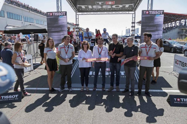 Imágenes del paso de La Vuelta por el Circuito de los Arcos