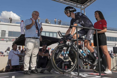 Imágenes del paso de La Vuelta por el Circuito de los Arcos