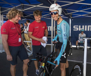 Imágenes del paso de La Vuelta por el Circuito de los Arcos