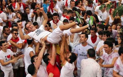 Imágenes del chupinazo 2017.