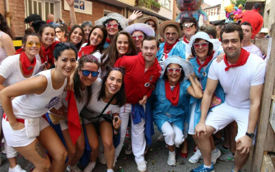 Imágenes del chupinazo 2017.