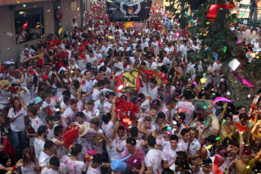 Imágenes del chupinazo 2017.