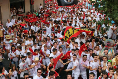 Imágenes del chupinazo 2017.
