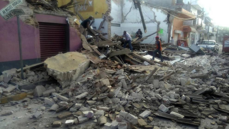 Un terremoto de 8,2 grados de magnitud ha sacudido el estado mexicano de Chiapas.