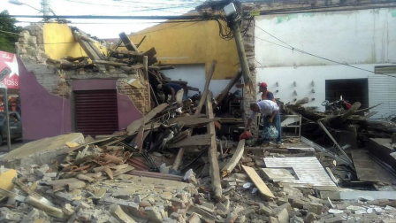 Un terremoto de 8,2 grados de magnitud ha sacudido el estado mexicano de Chiapas.