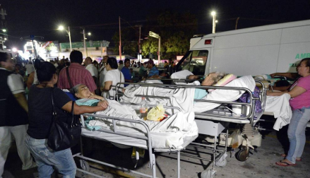 Un terremoto de 8,2 grados de magnitud ha sacudido el estado mexicano de Chiapas.