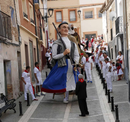 Imágenes de la procesión de la Virgen del Rosario de las fiestas de Ablitas