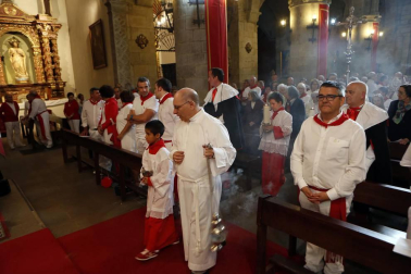 Comparsa de Gigantes y Cabezudos del cohete de Fiestas de Sangüesa 2017