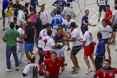 Cruz Roja realizó 18 atenciones, ocho por la mañana y otras 10 por la tarde, aunque ninguna revistió gravedad