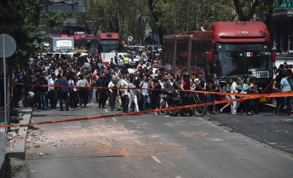 Galería de fotos del terremoto de 7,1 en la Ciudad de México