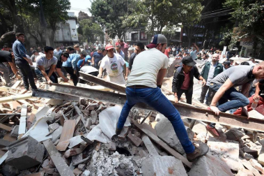 Galería de fotos del terremoto de 7,1 en la Ciudad de México