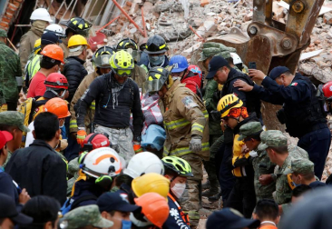 Galería de fotos del terremoto de 7,1 en la Ciudad de México