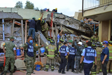 Galería de fotos del terremoto de 7,1 en la Ciudad de México