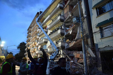 Galería de fotos del terremoto de 7,1 en la Ciudad de México