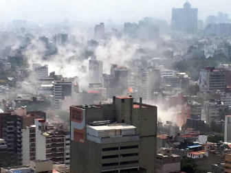Galería de fotos del terremoto de 7,1 en la Ciudad de México