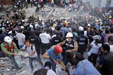 Galería de fotos del terremoto de 7,1 en la Ciudad de México