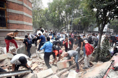 Galería de fotos del terremoto de 7,1 en la Ciudad de México