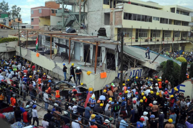 Galería de fotos del terremoto de 7,1 en la Ciudad de México