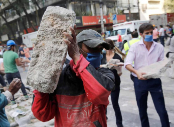 Galería de fotos del terremoto de 7,1 en la Ciudad de México