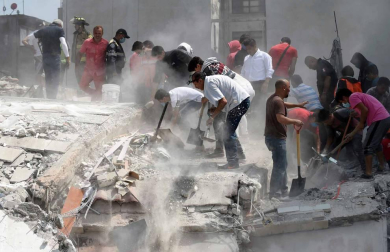 Galería de fotos del terremoto de 7,1 en la Ciudad de México
