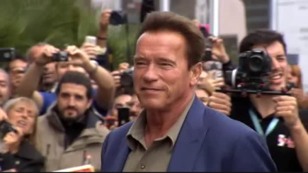 Schwarzenegger, en el Festival de Cine de San Sebastián