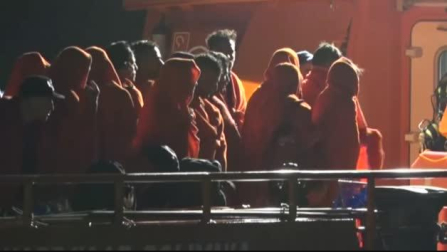 Rescatadas 45 personas que viajaban en tres pateras