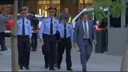 Llegada de Trapero a la Audiencia Nacional